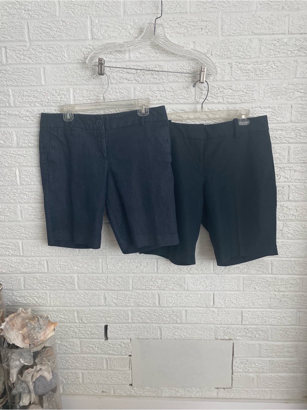 Ann Taylor Factory / Loft Navy Dress Dressy Shorts Pair